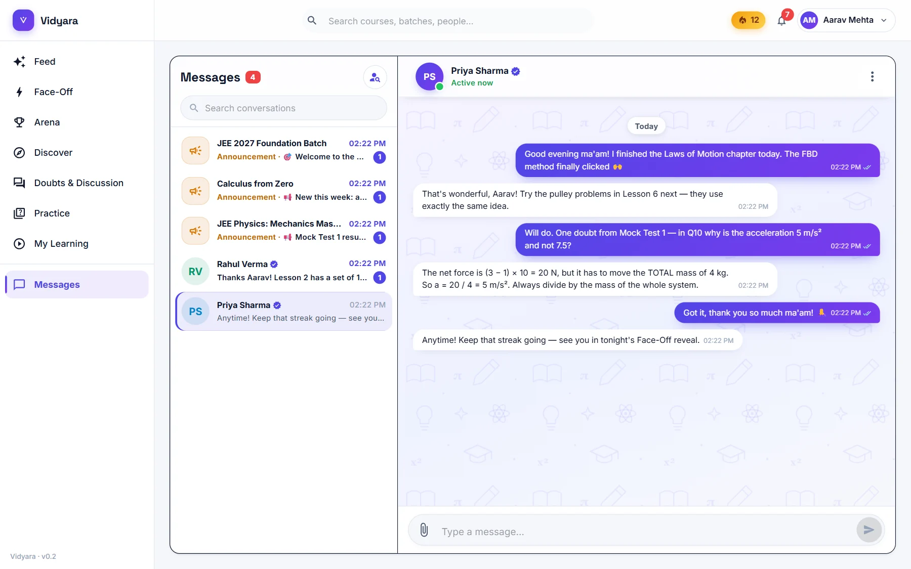 Messages